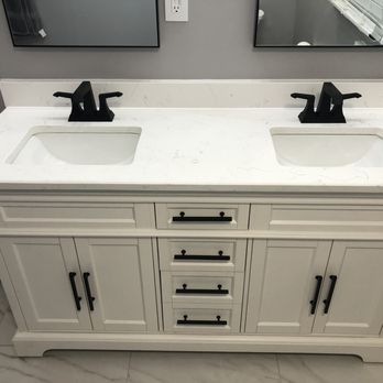 Jimenez Construction - a double sink in a bathroom - General Contractors Near Me - Douglasville, Georgia