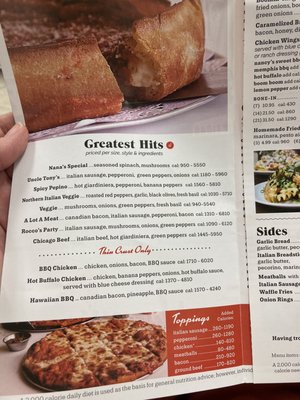 Menu photo 1 Nancy’s Pizzeria Columbus, GA