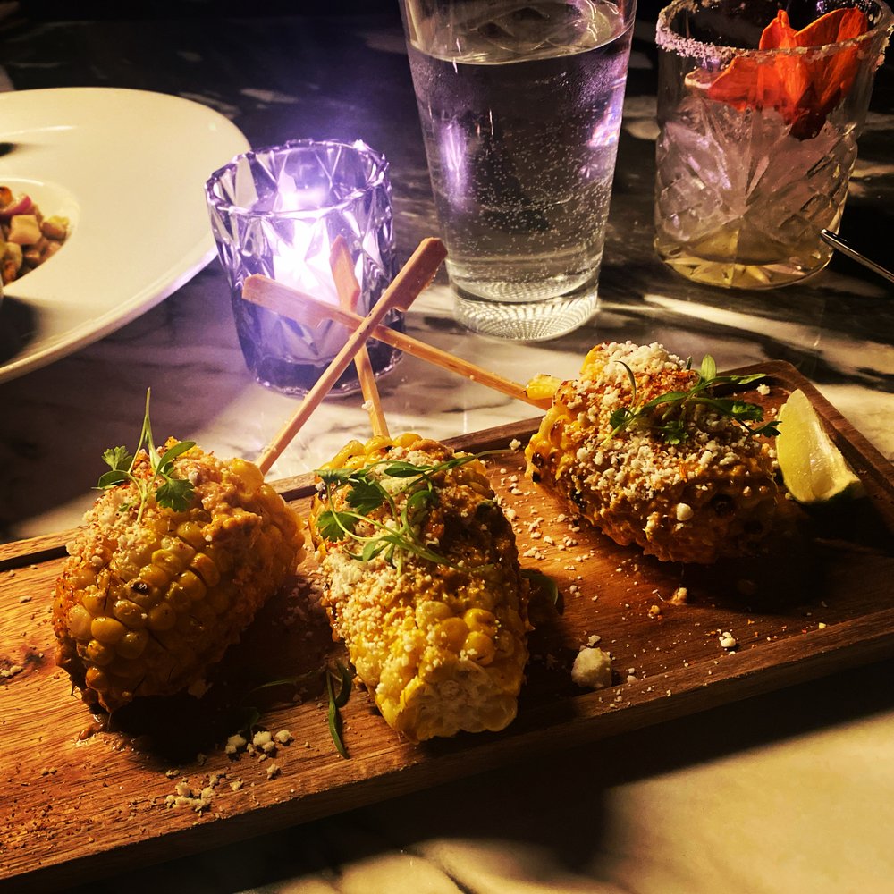 Reforma - Elote prepared in the perfect sizes, with easy to handle skewers. So good! - Dance Clubs Near Me - Palm Springs, California