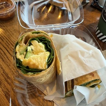 Corner Bakery Cafe - Avocado & Spinach Breakfast Wrap (V) - Bakeries Near Me - Shorewood, Wisconsin