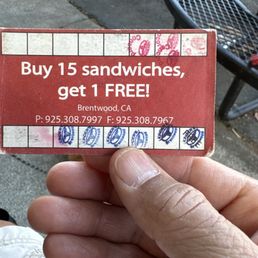 All those sandwiches I can never get credit for All those sandwiches I can never get credit for