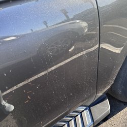 Wash Fair Car Wash - Dirty water marks