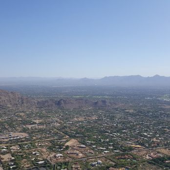 Cholla Trail - You know you're pretty high when you're looking down on other mountains - Hiking Near Me - Paradise Valley, Arizona