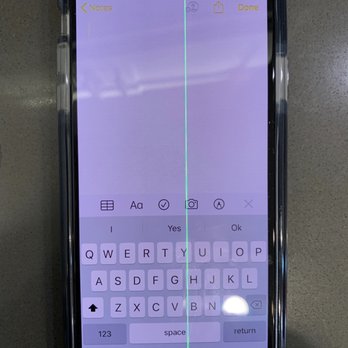 iPhone Clinic - Vertical bar prior to the repair. - Mobile Phone Repair Near Me - Roseville, California iPhone Clinic - Vertical bar prior to the repair. - Mobile Phone Repair Near Me - Roseville, California