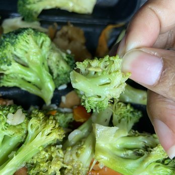 Mandarin Express - Worms some are green some are tan they're small but definitely there - Asian Fusion Near Me - Waco, Texas