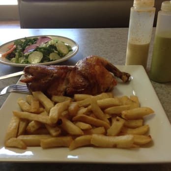 El Pollo Kri-ollo - Chicken, fries, salad. Delicious! - Peruvian Near Me - Corona, California
