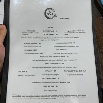 Genki Ramen - Appetizer menu - Ramen Near Me - Mason, Ohio Genki Ramen - Appetizer menu - Ramen Near Me - Mason, Ohio