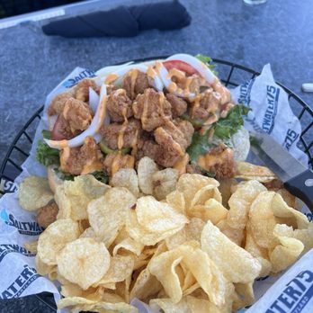 Saltwater 75 - shrimp po boy - Seafood Near Me - Ocean City, Maryland Saltwater 75 - shrimp po boy - Seafood Near Me - Ocean City, Maryland