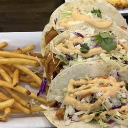 Old Line Restaurant & Pub - Shrimp Tacos