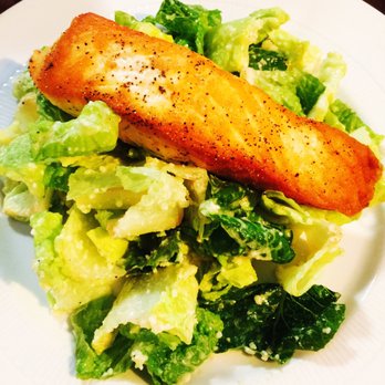 John Doe Craft Bar & Kitchen - Caesar salad no croutons with Salmon - 04/11/2018 - New American Near Me - New York, New York John Doe Craft Bar & Kitchen - Caesar salad no croutons with Salmon - 04/11/2018 - New American Near Me - New York, New York