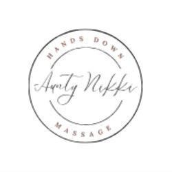 Hands Down Massage - Picture of graphic for the spa window