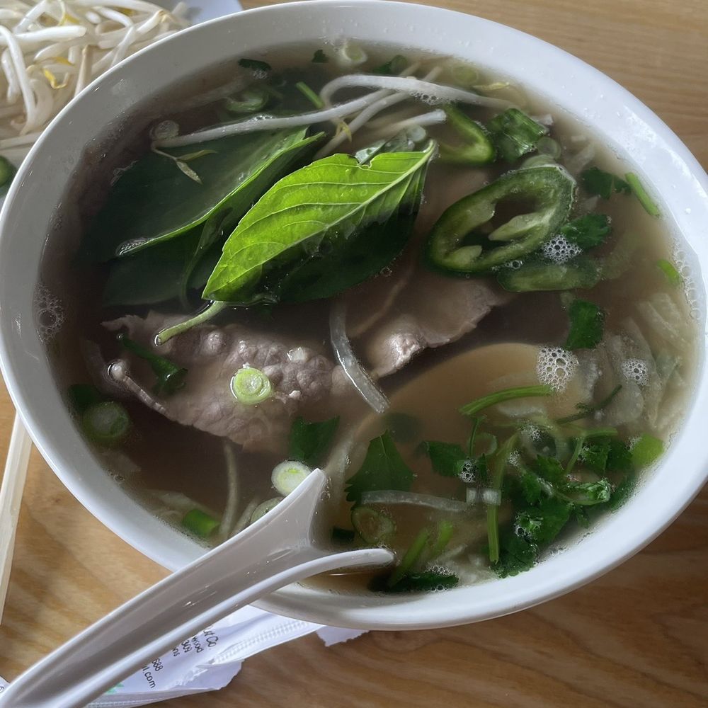 Moodles - Pho Eye Round, Brisket, and TendonNoodle Soup/ Tai Chin Gan - Vietnamese Near Me - Brentwood, California