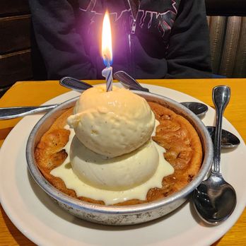 BJ's Restaurant & Brewhouse - A delicious pizookie that was enough for the four of us - American Near Me - Arcadia, California BJ's Restaurant & Brewhouse - A delicious pizookie that was enough for the four of us - American Near Me - Arcadia, California
