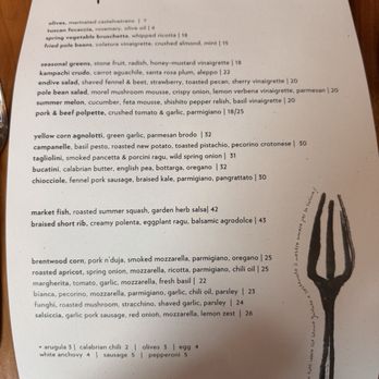 Piccino Restaurant - Menu - Italian Near Me - San Francisco, California