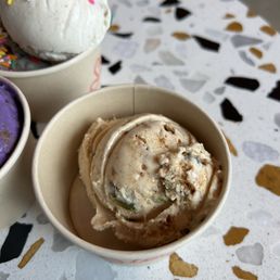 Earl Grey Pistachio Pie kids scoop ($4.95) Earl Grey Pistachio Pie kids scoop ($4.95)