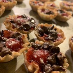 Nicko Kitchen Chef Services - Chocolate & Cherry Tarts | Private Dinner