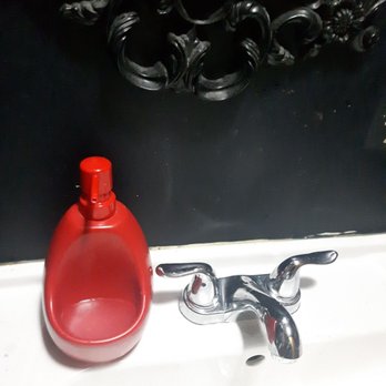 Poop Cafe - Even the soap dispenser get a the treatment. - Desserts Near Me - Toronto, Ontario