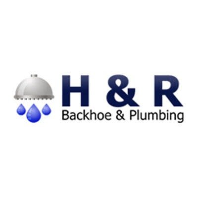 H & R Backhoe & Plumbing Logo