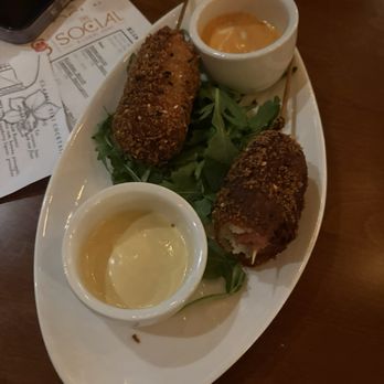 The Social - Korean corn dog - New American Near Me - Boone, North Carolina The Social - Korean corn dog - New American Near Me - Boone, North Carolina