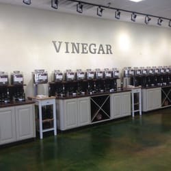 All the different flavors of vinegars.