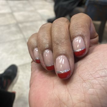 Lucy's Nail Salon - Merry Christmas Manicure - Nail Salons Near Me - Brentwood, California Lucy's Nail Salon - Merry Christmas Manicure - Nail Salons Near Me - Brentwood, California