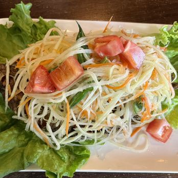 Monkey Thai Restaurant & Bar - Fried Tilapia Papaya Salad - Thai Near Me - Alameda, California