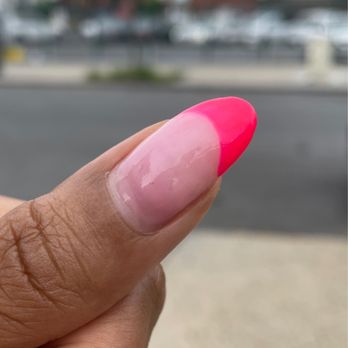 NAILBERRY - Dust left to dry under the gel - Nail Salons Near Me - Astoria, New York