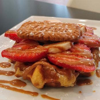Cafe 88 - Lotus Belgian Waffle - Desserts Near Me - El Cajon, California Cafe 88 - Lotus Belgian Waffle - Desserts Near Me - El Cajon, California