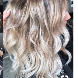 Mane Trendz - color me royal - What I asked for originally (ash blonde balayage)
