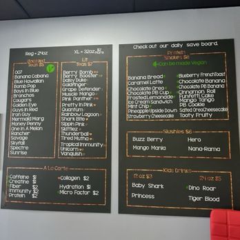 FiredUp Nutrition - Menu - Coffee & Tea Near Me - Affton, Missouri