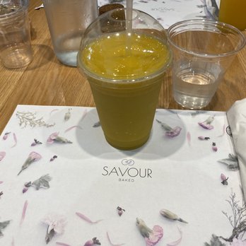 Savour - Mango sunrise!! So tasty and refreshing!! - Breakfast & Brunch Near Me - Doral, Florida Savour - Mango sunrise!! So tasty and refreshing!! - Breakfast & Brunch Near Me - Doral, Florida