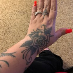 Rose done by Matt, finger touched up