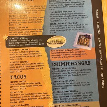 La Troje - Menú - Mexican Near Me - Warsaw, Indiana