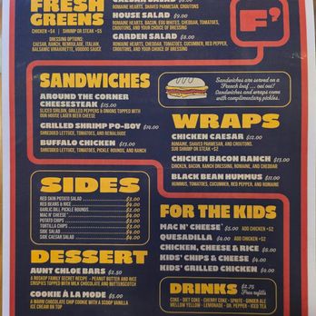 Fred's Around the Corner - Menu - Cocktail Bars Near Me - Knoxville, Tennessee Fred's Around the Corner - Menu - Cocktail Bars Near Me - Knoxville, Tennessee