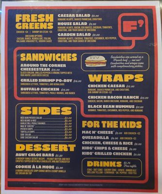 Menu photo 1 Fred's Around the Corner Knoxville, TN Menu photo 1 Fred's Around the Corner Knoxville, TN