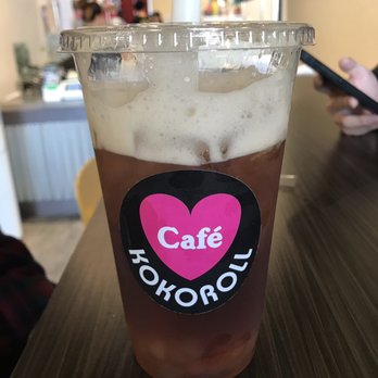 Kokoroll Cafe - Lychee Black Tea with Magic White Boba - Poke Near Me - Burbank, California Kokoroll Cafe - Lychee Black Tea with Magic White Boba - Poke Near Me - Burbank, California