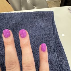 Cuticles not pushed down