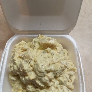 Boss'd Up BBQ - a container of mashed potatoes - Barbeque Near Me - Paragould, Arkansas