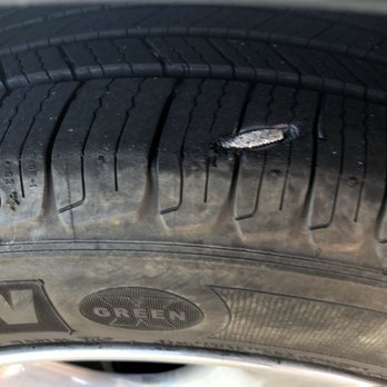 Discount Tire - Screw on shoulder of tire - Tires Near Me - Pearland, Texas