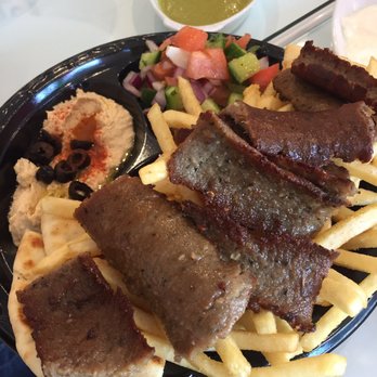 Halal Kitchen Cafe - Gyro Fries Plate. Absolutely delicious - Halal Near Me - Northridge, California Halal Kitchen Cafe - Gyro Fries Plate. Absolutely delicious - Halal Near Me - Northridge, California