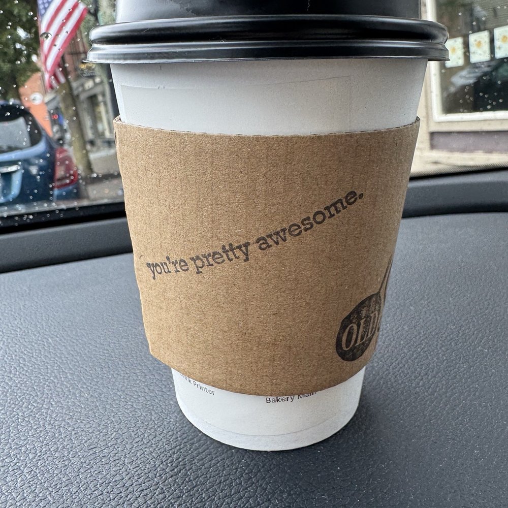 Old Soul’s Bakery - Fun drink sleeve on the coffee! - Bakeries Near Me - Perry, New York Old Soul’s Bakery - Fun drink sleeve on the coffee! - Bakeries Near Me - Perry, New York