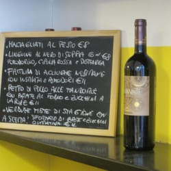 As far as we could find, this was the ONLY menu in the whole place!