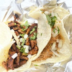 Lady Bird Tacos - Al Pastor and Chicken Tinga tacos