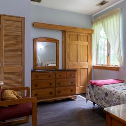 Winter Growth - One of our cozy, private bedrooms