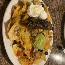 Perko's Cafe - Nachos with chili Verde.