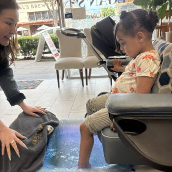 Megan's Nails Salon - My daughter, getting a pedicure - Nail Salons Near Me - Hayward, California Megan's Nails Salon - My daughter, getting a pedicure - Nail Salons Near Me - Hayward, California