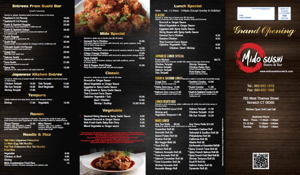 Menu photo 8 Mido Sushi Bistro & Bar Norwich, CT Menu photo 8 Mido Sushi Bistro & Bar Norwich, CT