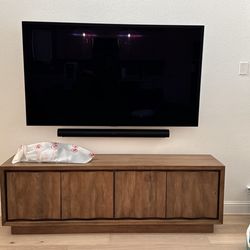 Anything A/V - 77inch LG TV (with full motion mount) and soundbar (with mount)