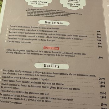Le Mesturet - Le Mesturet: menu - Bistros Near Me - Paris, 75 Le Mesturet - Le Mesturet: menu - Bistros Near Me - Paris, 75