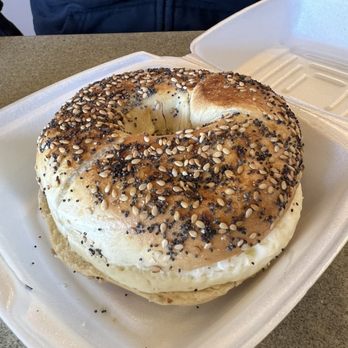 Austin Grind - Everything Toasted Bagel with egg white - Coffee & Tea Near Me - Austin, Texas